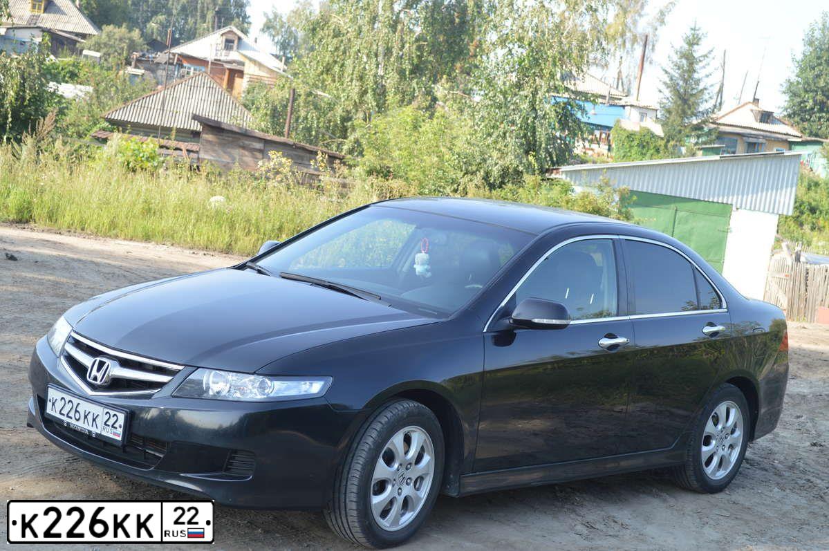 Фото автомобиля HONDA ACCORD, 2006 — госномер М847ОВ22. Цвет: ЧЕРНЫЙ
