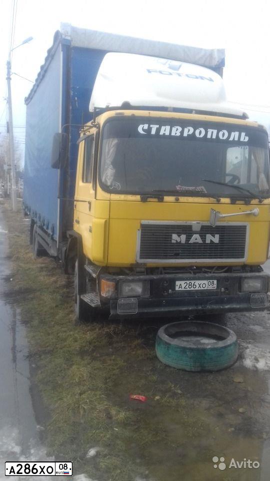 Фото автомобиля MAN 14.000-SERIE, 1993 — госномер С277ХВ78. Цвет: ЗЕЛЕНЫЙ
