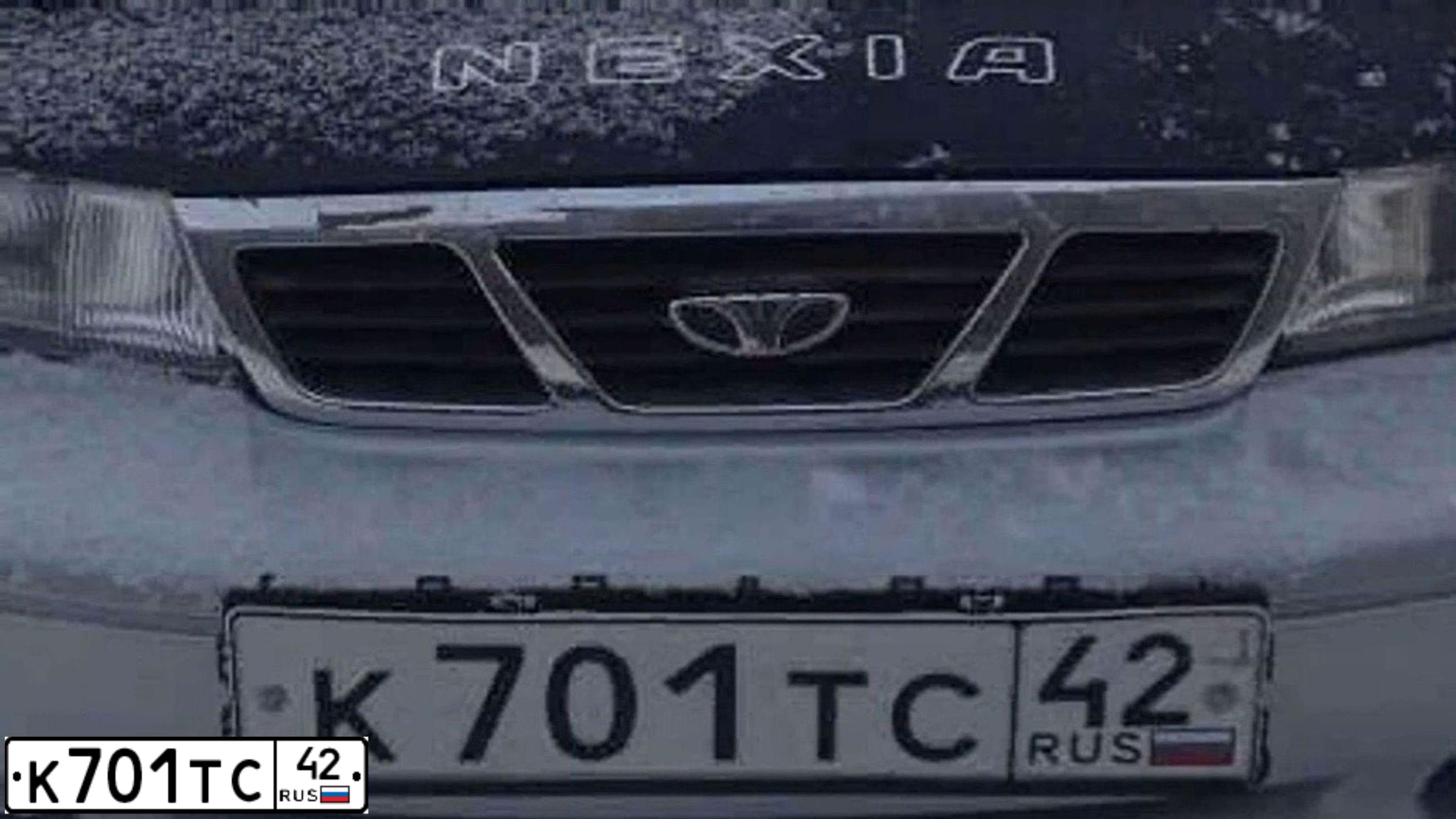 Фото автомобиля DAEWOO NEXIA, 2005 — госномер Х747УМ124