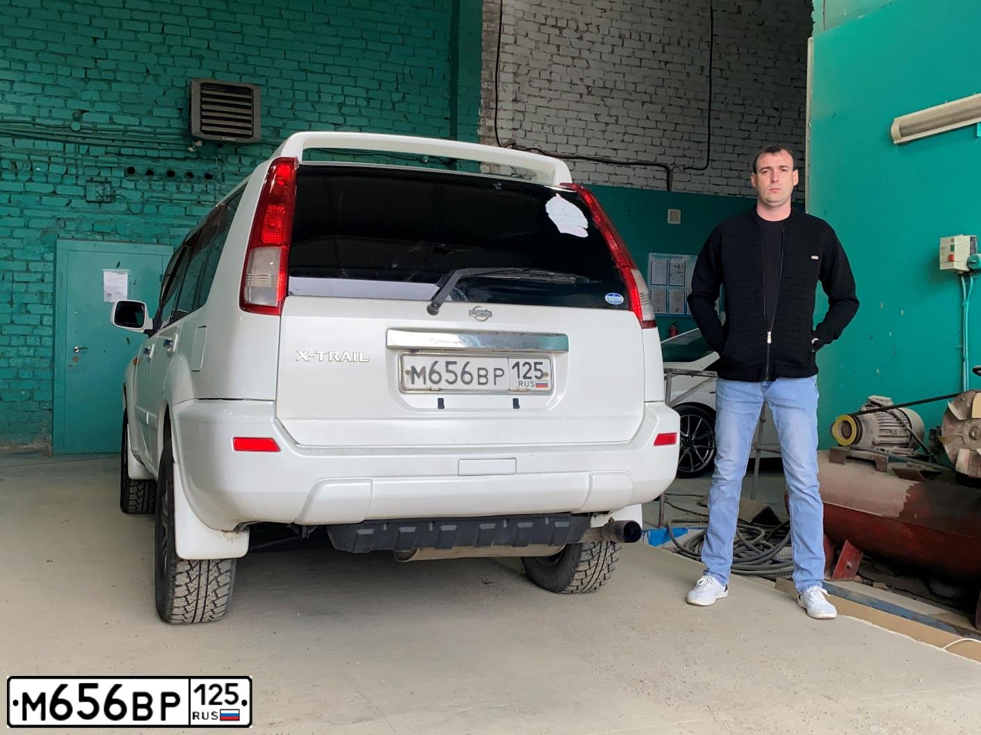 Фото автомобиля NISSAN X-TRAIL, 2003 — госномер М656ВР125