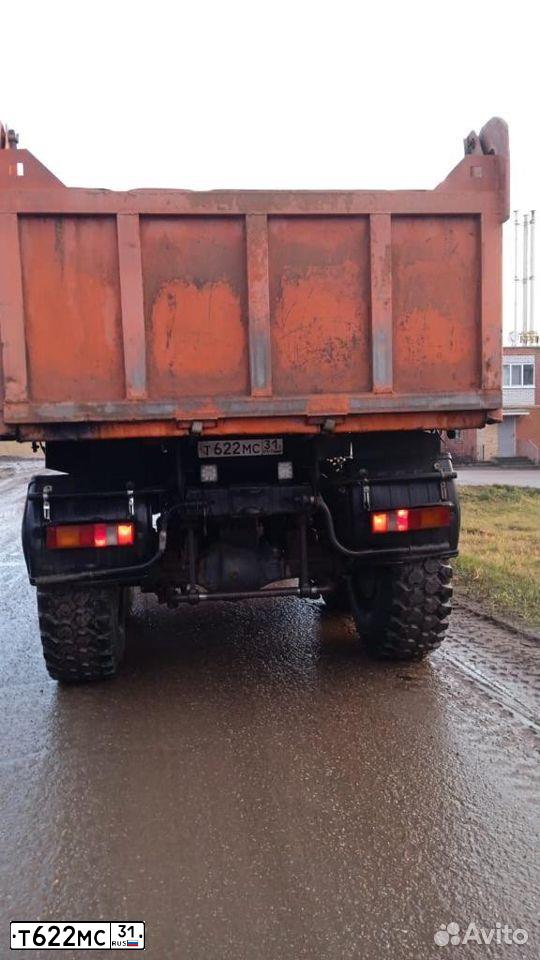 Фото автомобиля КАМАЗ KAMAZ 65222, 2012 — госномер Е132АА147. Цвет: Оранжевый