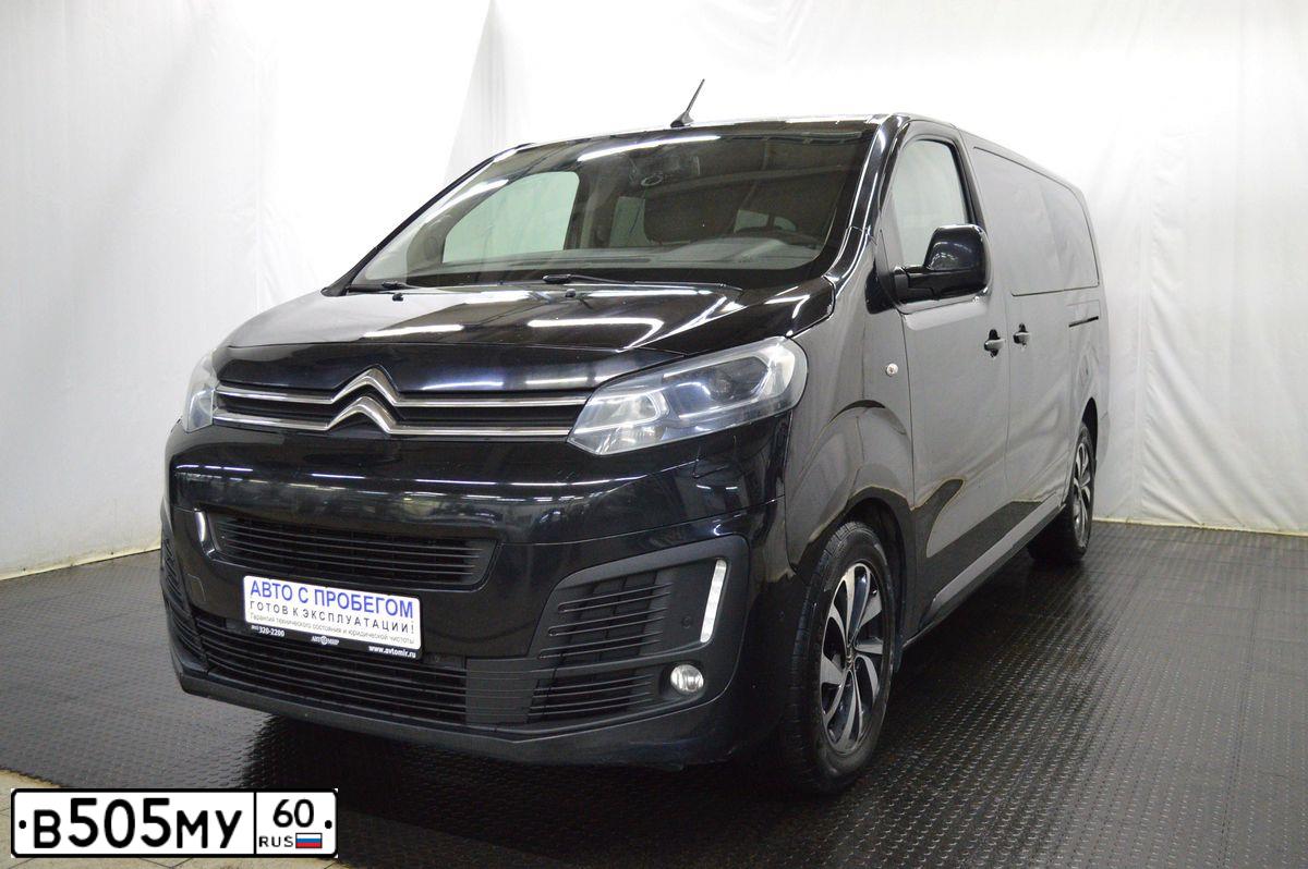 Фото автомобиля CITROEN SPACE TOURER, 2018 — госномер К314ЕЕ147. Цвет: ЧЕРНЫЙ