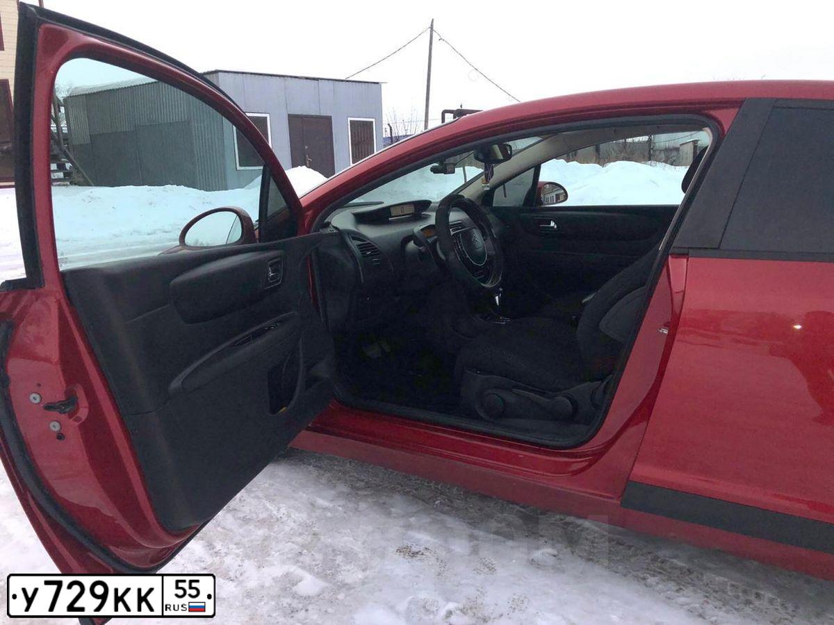 Фото автомобиля CITROEN C4, 2007 — госномер А769МВ155. Цвет: ТЕМНО-КРАСНЫЙ