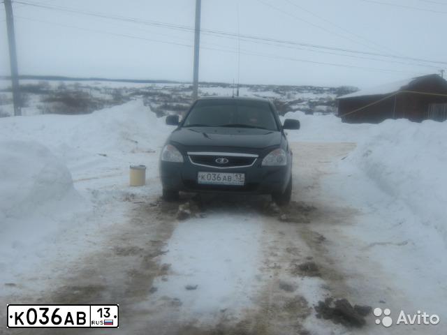 Фото автомобиля LADA 2172 PRIORA, 2012 — госномер К036АВ13. Цвет: Сине-зеленый