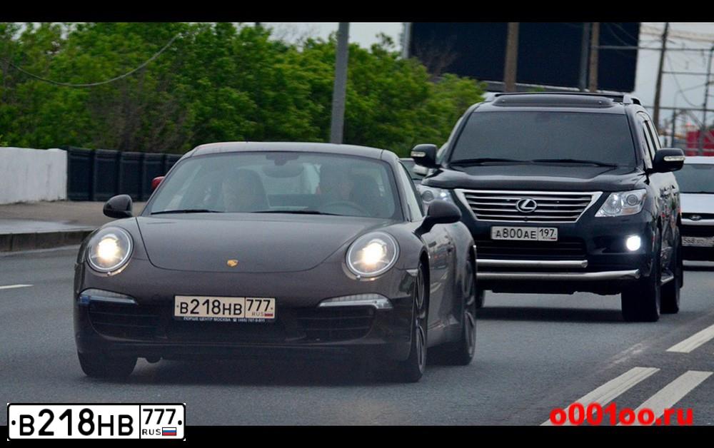 Фото автомобиля PORSCHE CARRERA, 2013 — госномер В903ЕХ797