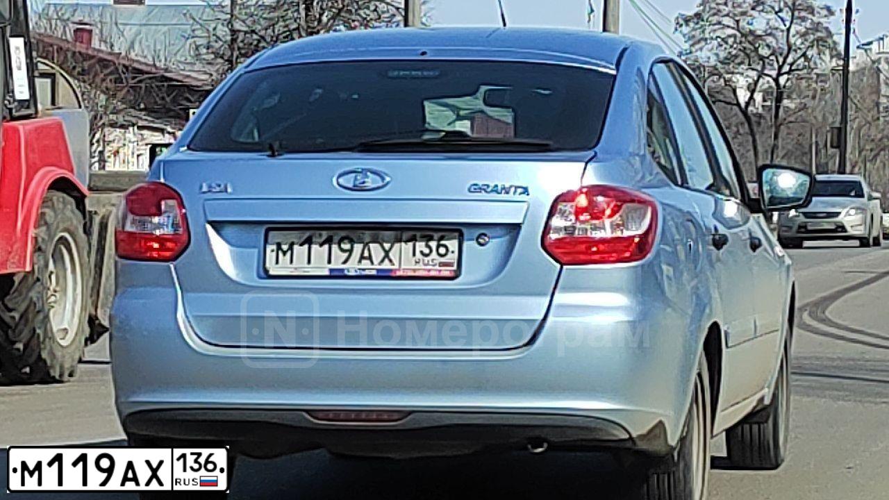 Фото автомобиля LADA 2191 GRANTA, 2018 — госномер М119АХ136