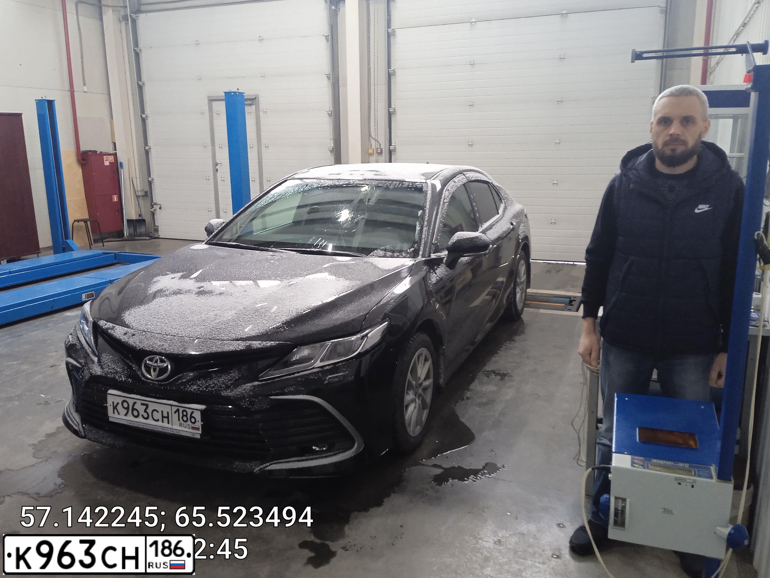 Фото автомобиля TOYOTA Camry AXVA70L-REZ, 2022 — госномер К963СН186