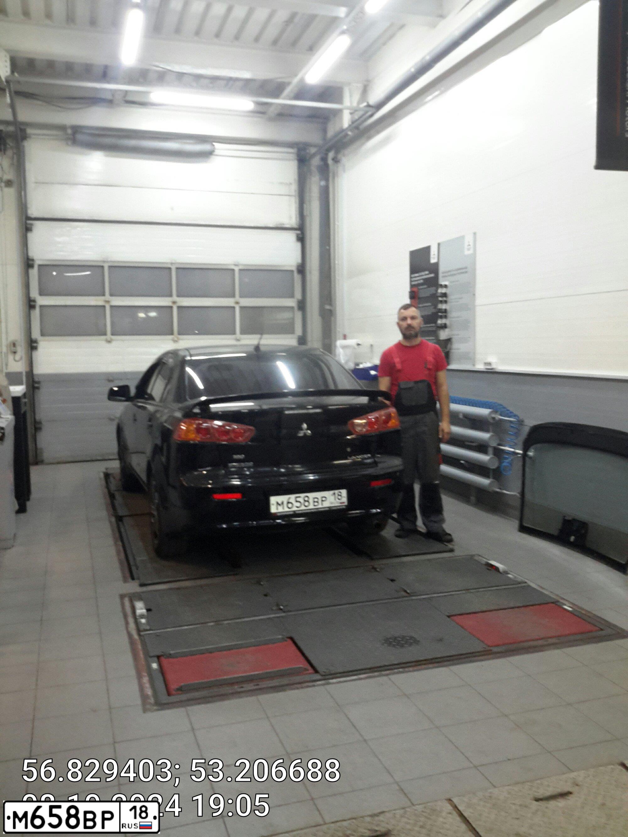 Фото автомобиля MITSUBISHI LANCER, 2008 — госномер А456ЕУ18