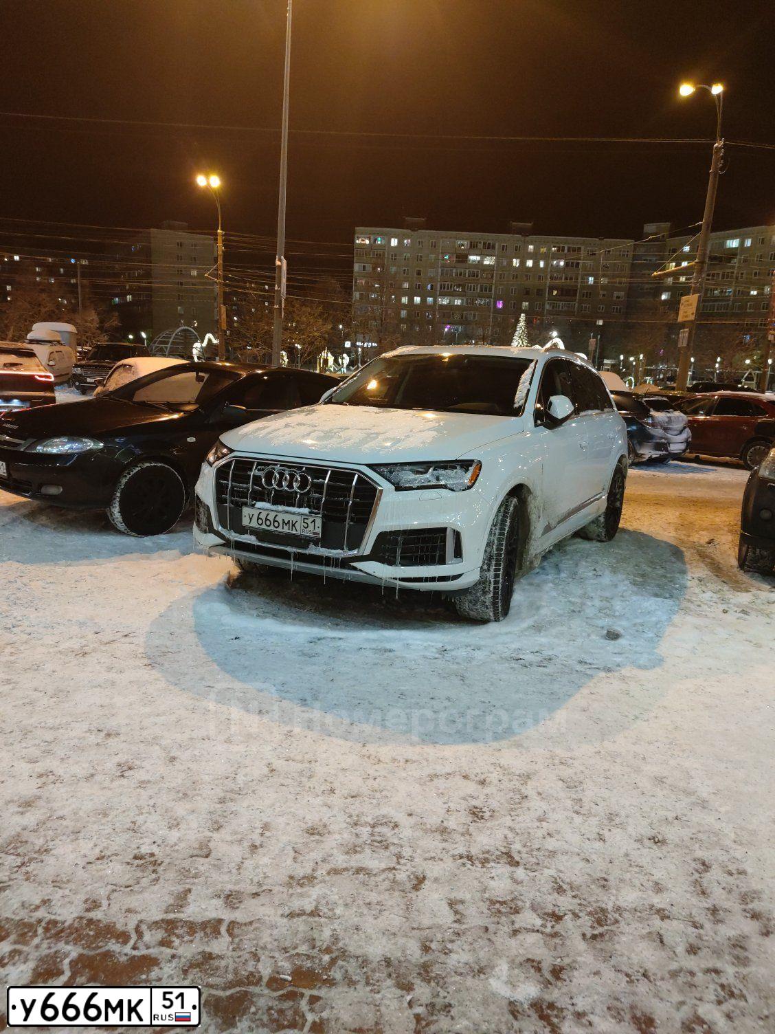 Фото автомобиля MAZ 5551 /4X2/, 2012 — госномер У666МК51. Цвет: Белый