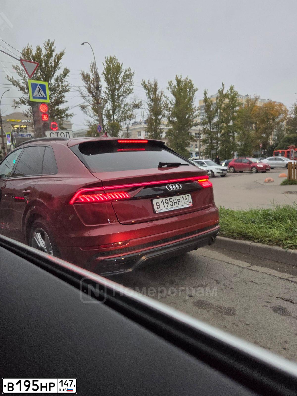 Фото автомобиля AUDI Q8, 2019 — госномер Р121НУ29