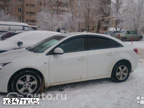 Фото автомобиля CHEVROLET CRUZE, 2012 — госномер Р818ВУ58. Цвет: Белый