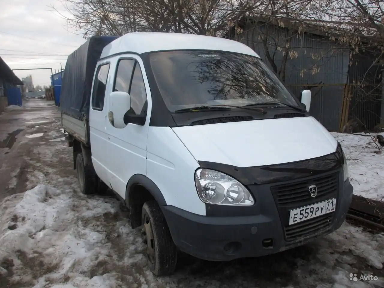 Фото автомобиля GAZ 3302 EL, 2007 — госномер Е559РУ71. Цвет: БЕЛЫЙ