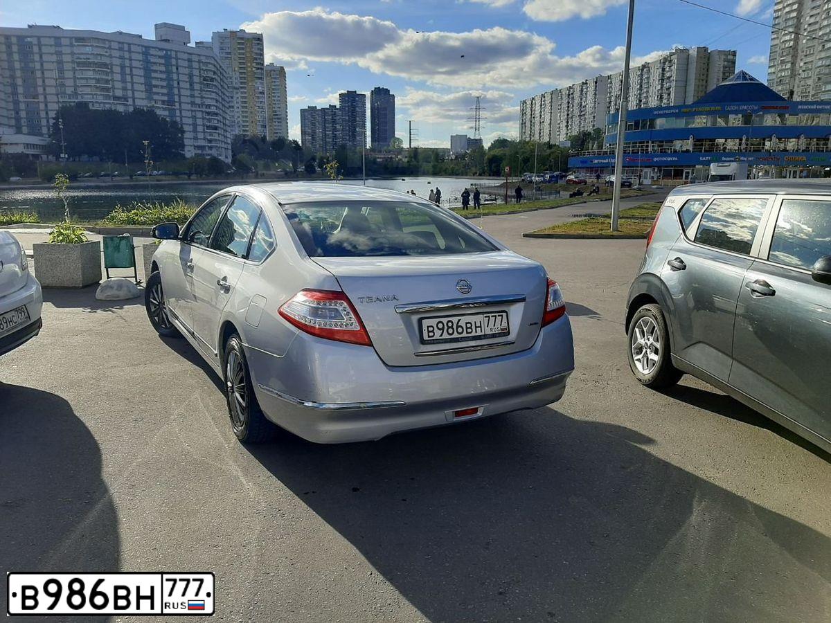 Фото автомобиля NISSAN TEANA, 2013 — госномер К629ТЕ702