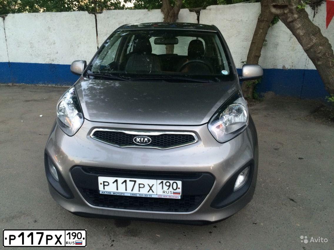 Фото автомобиля KIA PICANTO  MORNING, 2011 — госномер Р703ЕХ193. Цвет: СЕРЫЙ