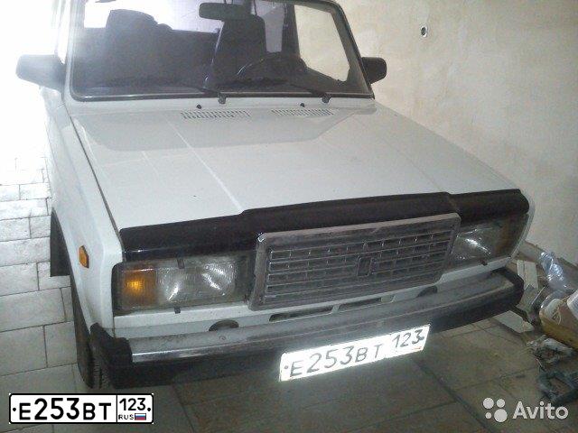 Фото автомобиля LADA 2107 LADA, 2010 — госномер В066ЕС193. Цвет: ЯРКО-БЕЛЫЙ