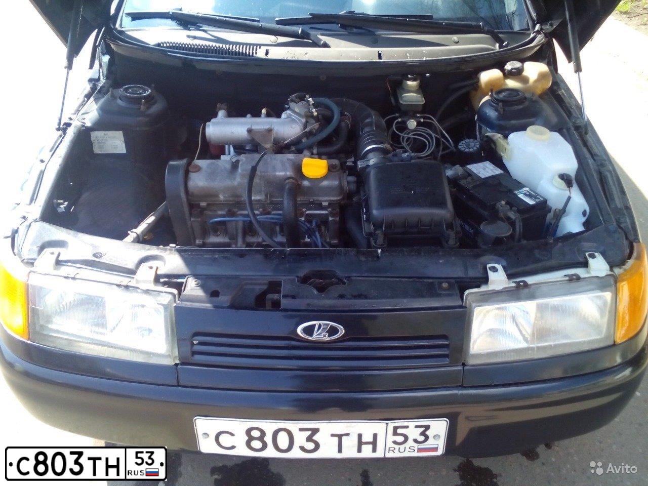 Фото автомобиля LADA 2110, 2003 — госномер С803ТН53. Цвет: ЧЕРНЫЙ