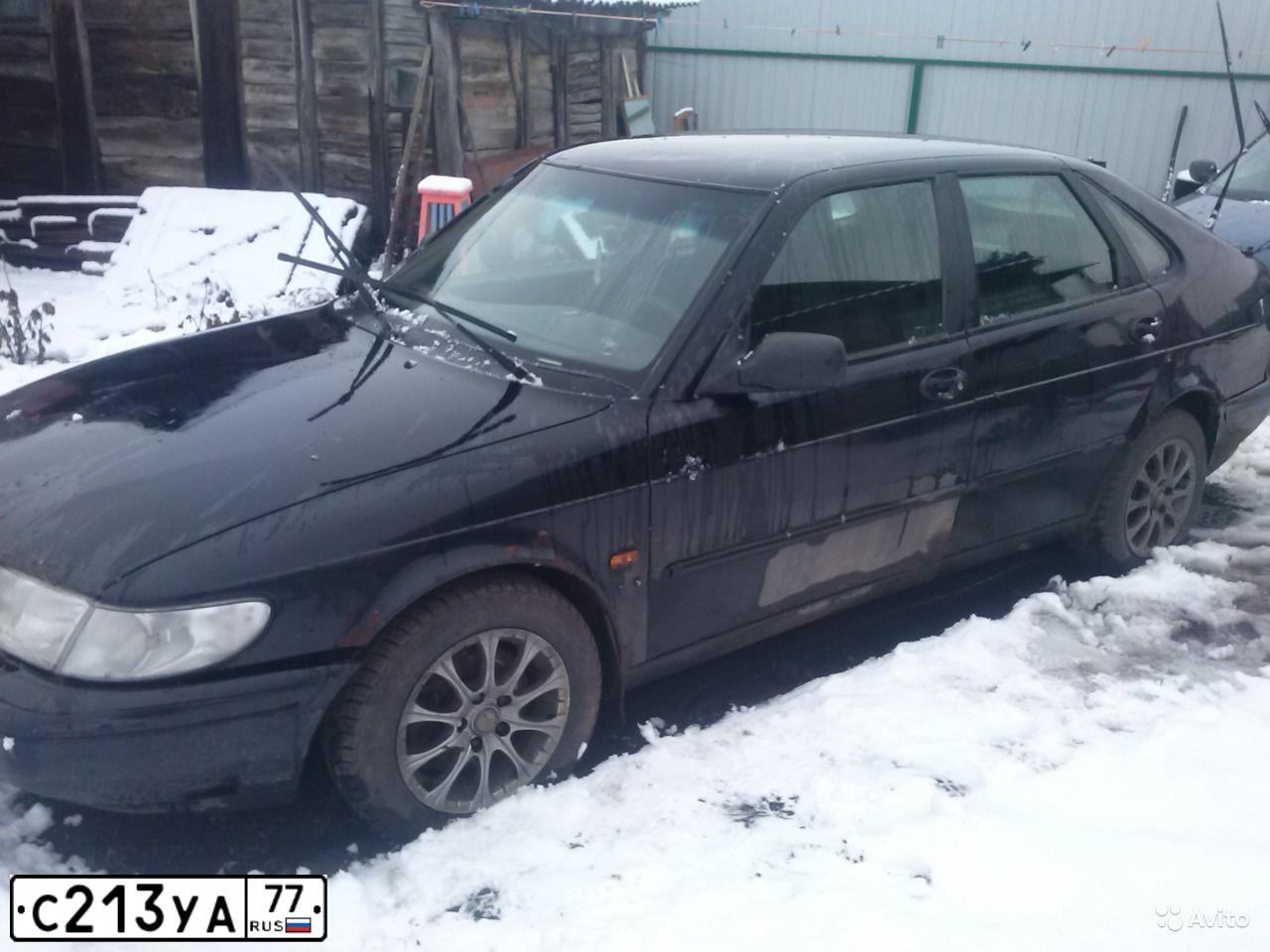 Фото автомобиля SAAB 900, 1997 — госномер У435ТХ77. Цвет: ЧЕРНЫЙ