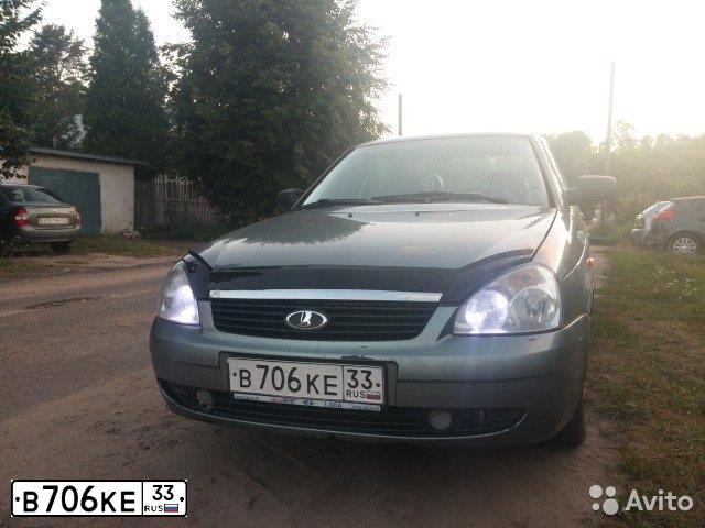 Фото автомобиля LADA 2170 PRIORA, 2008 — госномер В706КЕ33. Цвет: СРЕДНИЙ СЕРО-ЗЕЛЕНЫЙ МЕТ.