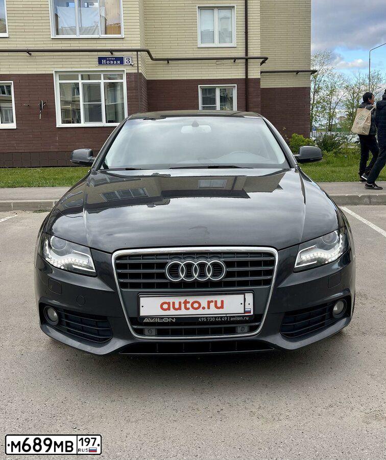 Фото автомобиля AUDI A4, 2011 — госномер Т581ТР33. Цвет: ЧЕРНО-СЕРЫЙ