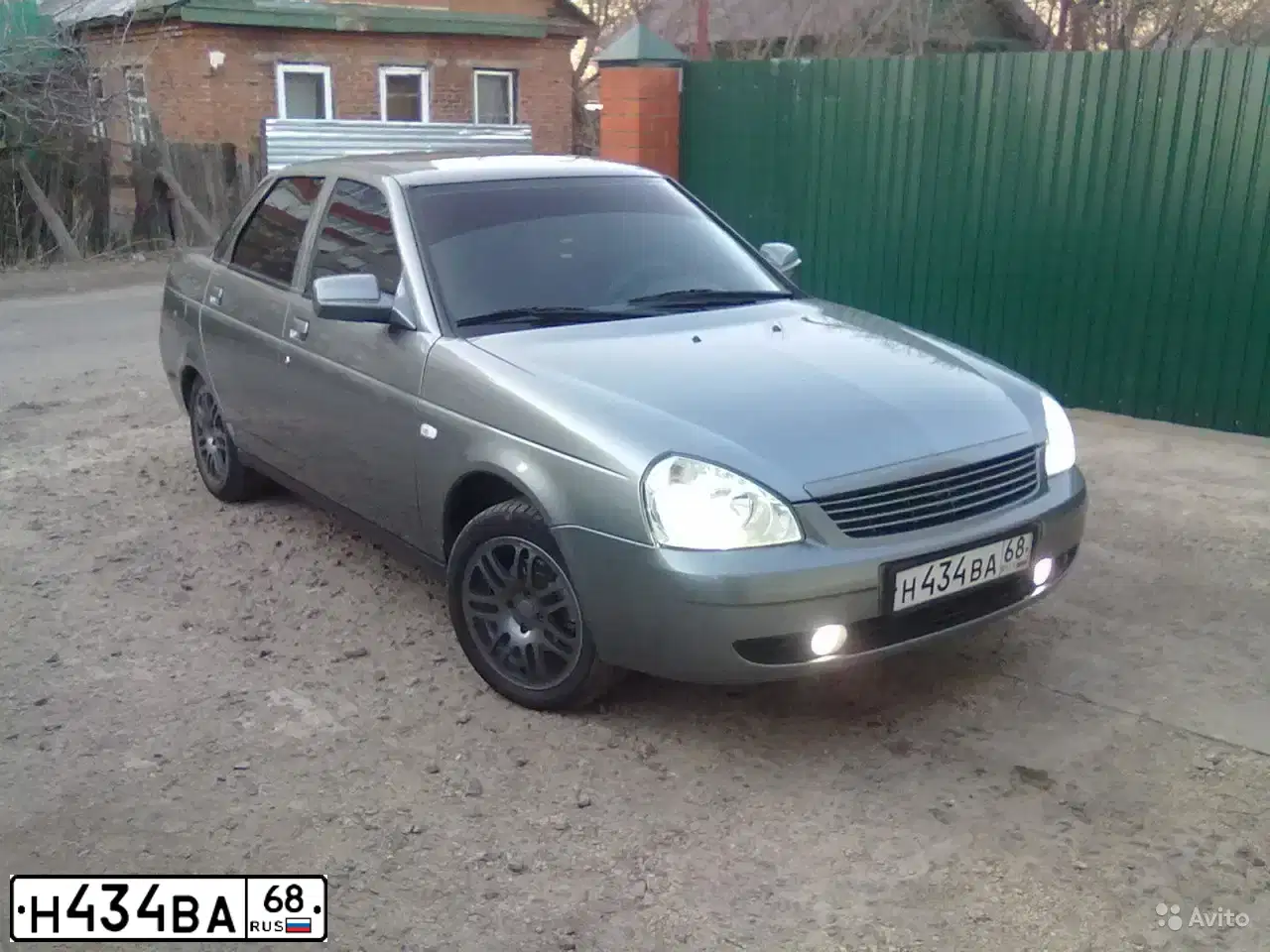 Фото автомобиля LADA 2170 PRIORA, 2007 — госномер С610СК69. Цвет: средний серо-зеленый металлик