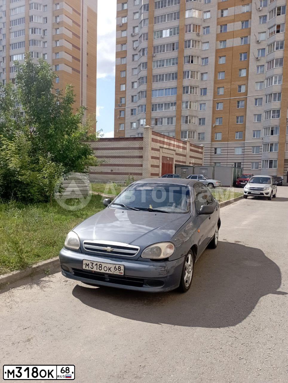 Фото автомобиля ZAZ CHANCE, 2010 — госномер М318ОК68. Цвет: СЕРЫЙ