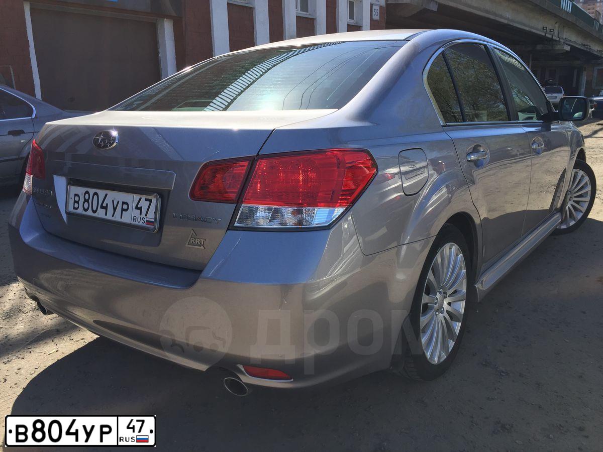 Фото автомобиля SUBARU LEGACY, 2010 — госномер Е444ОУ178. Цвет: СЕРЕБРИСТЫЙ