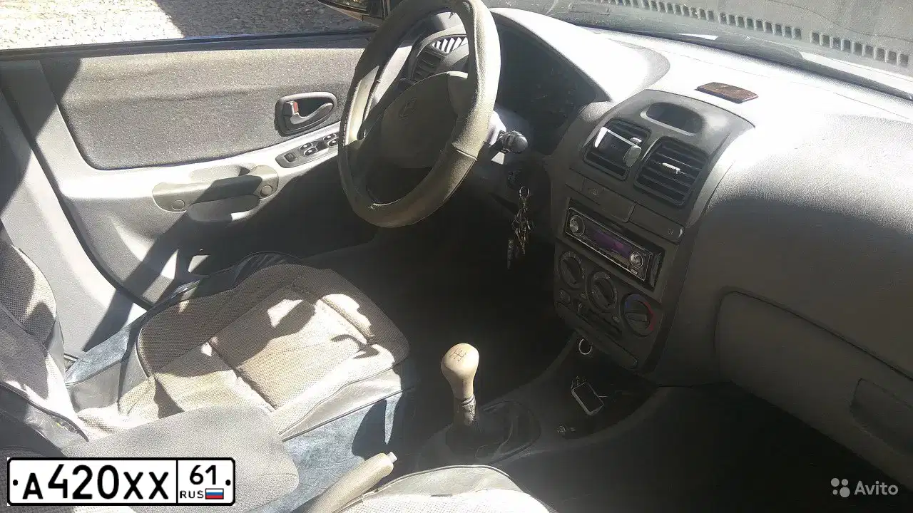 Фото автомобиля TAGAZ ACCENT, 2007 — госномер В684ХЕ09. Цвет: Серебристый