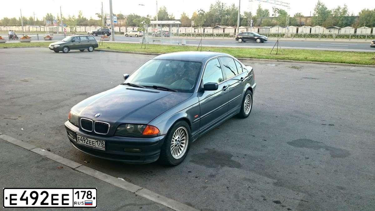 Фото автомобиля BMW W SERIE 3, 1999 — госномер Е492ЕЕ178. Цвет: СЕРЫЙ