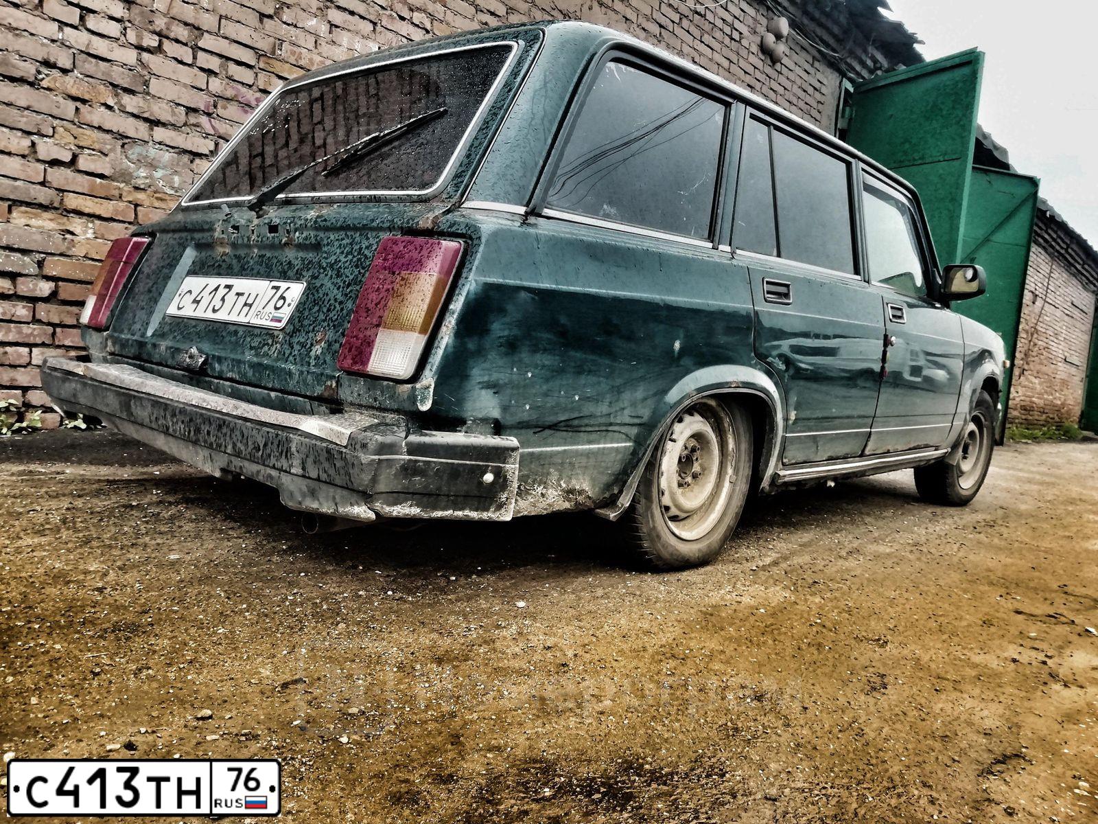 Фото автомобиля LADA 2104, 2007 — госномер С413ТН76. Цвет: СИНЕ-ЗЕЛЕНЫЙ