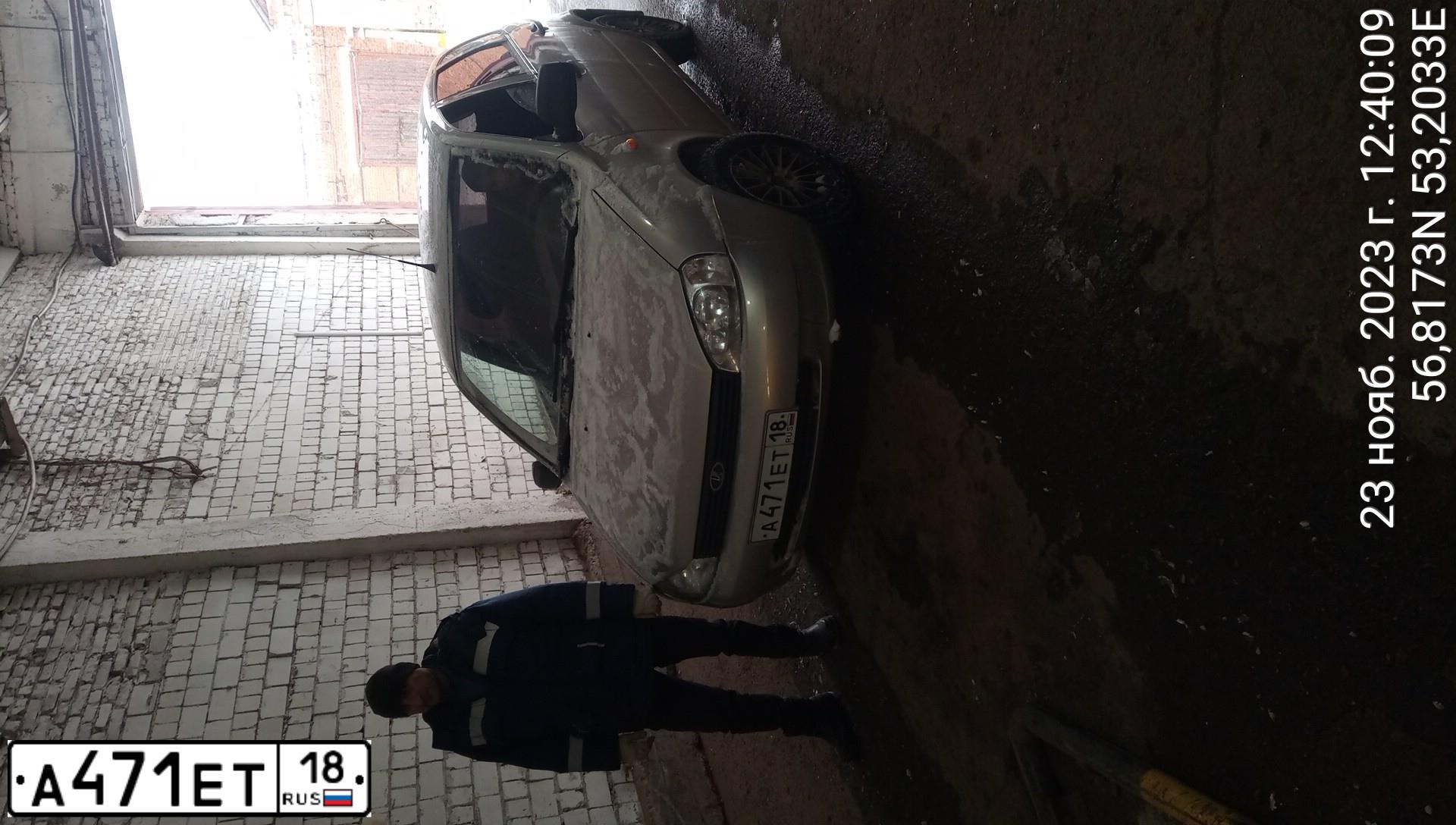 Фото автомобиля LADA 1119 KALINA, 2012 — госномер Н478КТ102. Цвет: СЕРЕБРИСТЫЙ