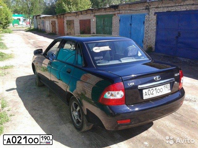 Фото автомобиля LADA 2170 PRIORA, 2011 — госномер У737СА71. Цвет: ЧЕРНЫЙ