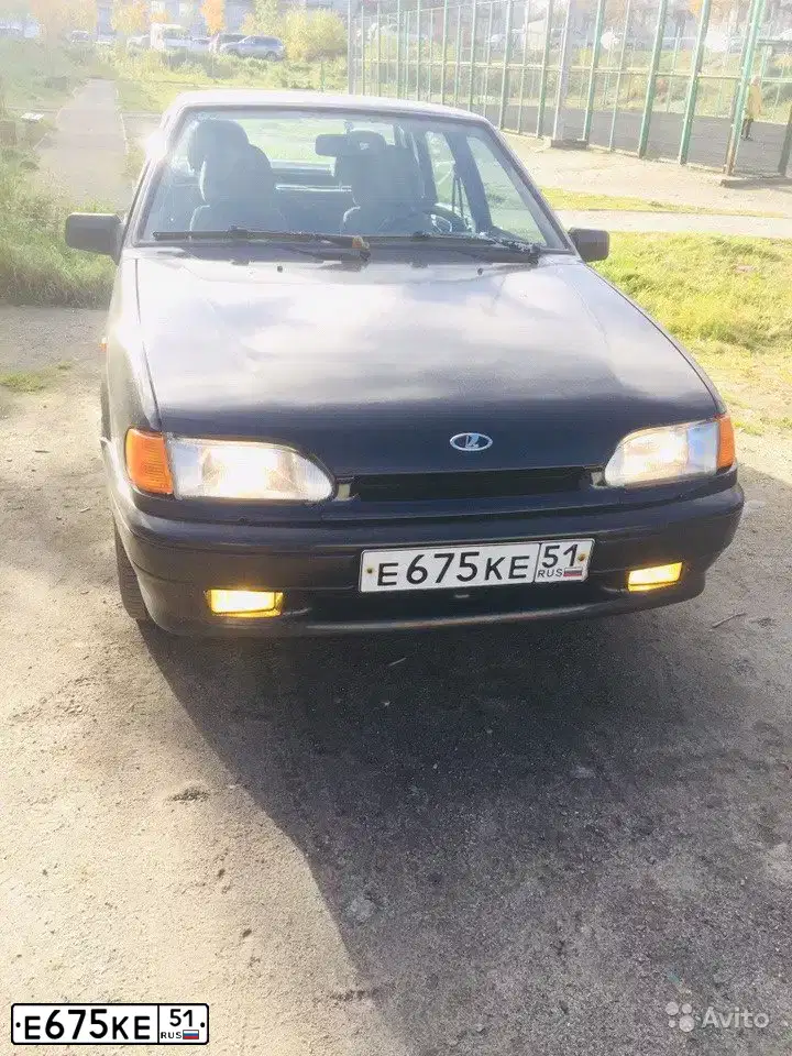 Фото автомобиля ВАЗ 211540 LADA SAMARA, 2008 — госномер В081РК51. Цвет: ЧЕРНЫЙ