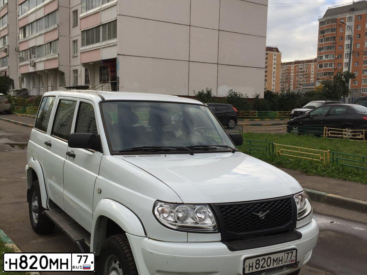 Фото автомобиля UAZ 3163 PATRIOT, 2012 — госномер Н508УХ46. Цвет: АРКТИКА
