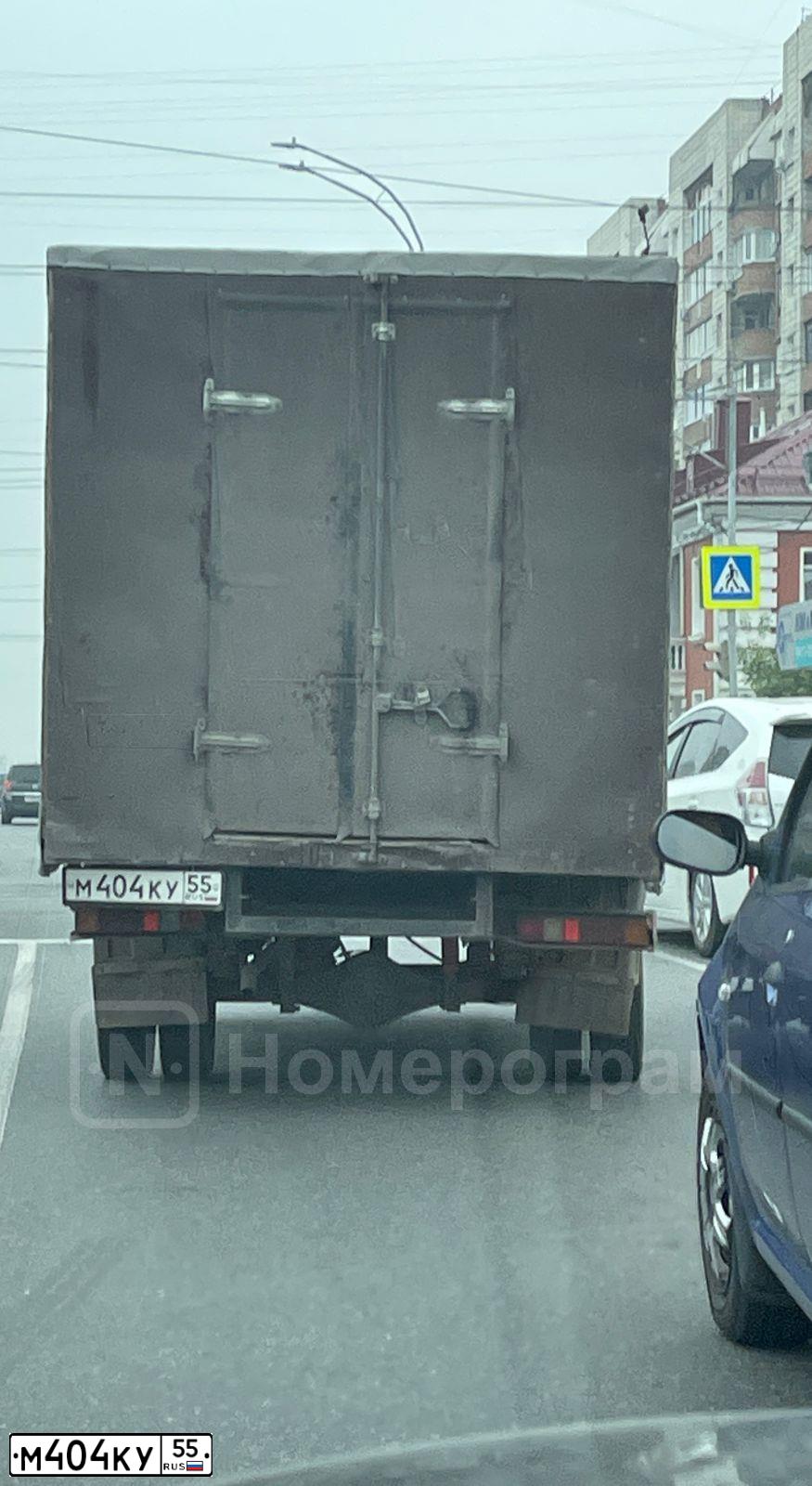Фото автомобиля GAZ 3302 EL, 2005 — госномер М404КУ55. Цвет: Белый