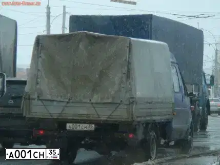 Фото автомобиля FORD EXPLORER, 2011 — госномер А001СН35. Цвет: ЧЕРНЫЙ
