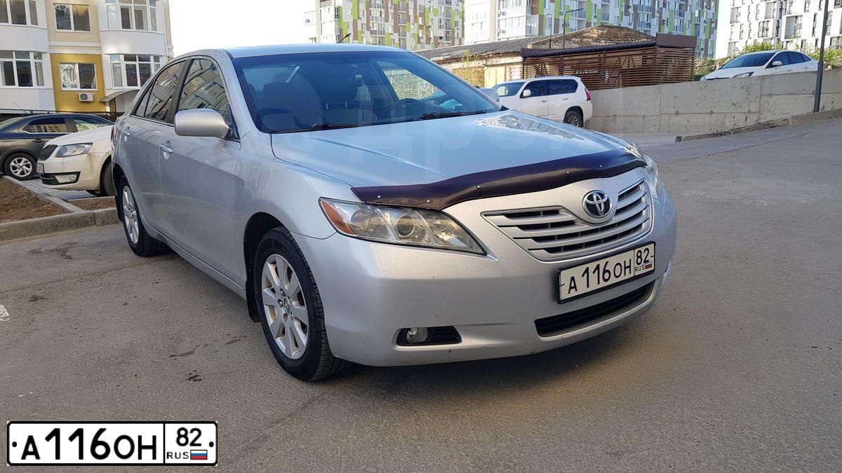 Фото автомобиля TOYOTA CAMRY, 2006 — госномер Р549МВ82. Цвет: СЕРЫЙ
