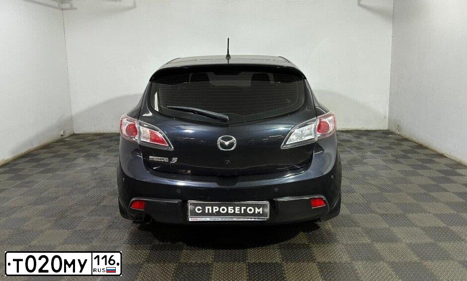 Фото автомобиля MAZDA 3, 2010 — госномер В585АС180. Цвет: ЧЕРНЫЙ