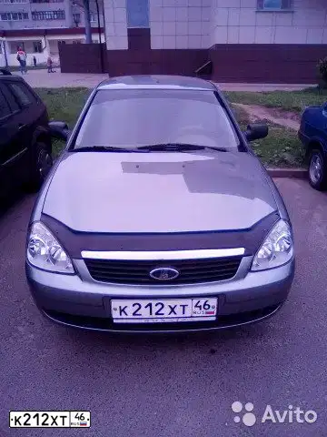 Фото автомобиля LADA PRIORA, 2010 — госномер Р393ЕТ32. Цвет: СРЕДНИЙ СЕРО-ЗЕЛЕНЫЙ МЕТ.