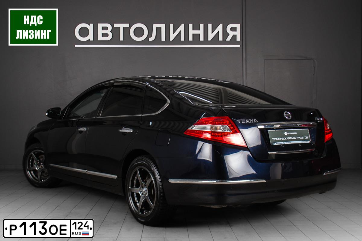Фото автомобиля NISSAN TEANA, 2008 — госномер Р113ОЕ124. Цвет: ЧЕРНЫЙ