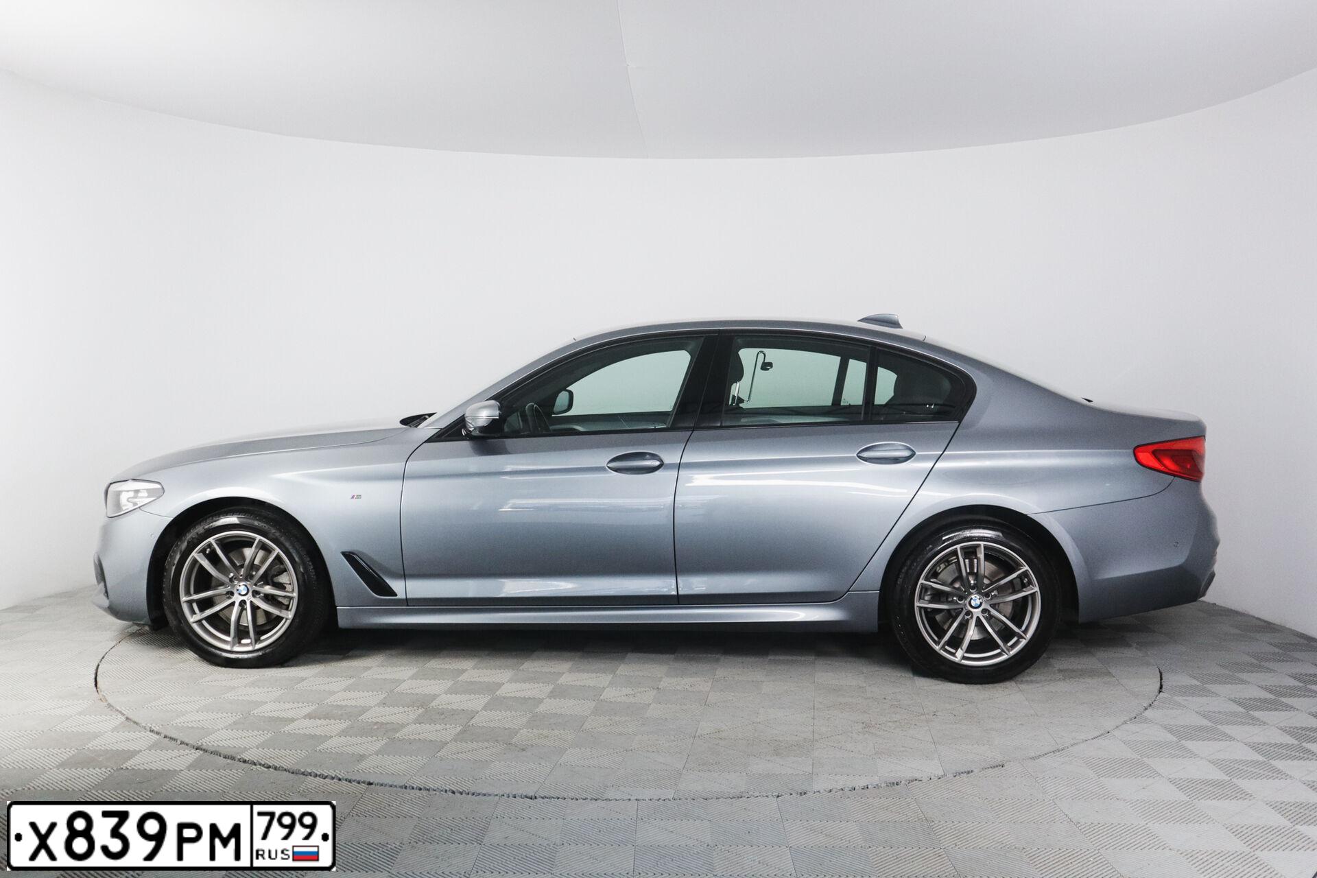 Фото автомобиля BMW SERIE 5, 2019 — госномер К951ТС69. Цвет: Серый
