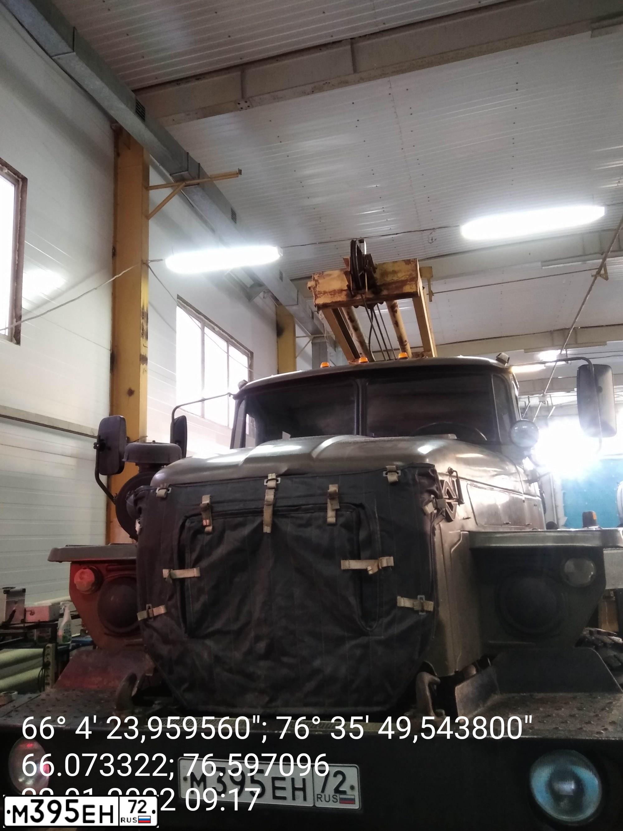Фото автомобиля URAL 4320 /6X6/, 2008 — госномер М395ЕН72. Цвет: ЗЕЛЕНЫЙ