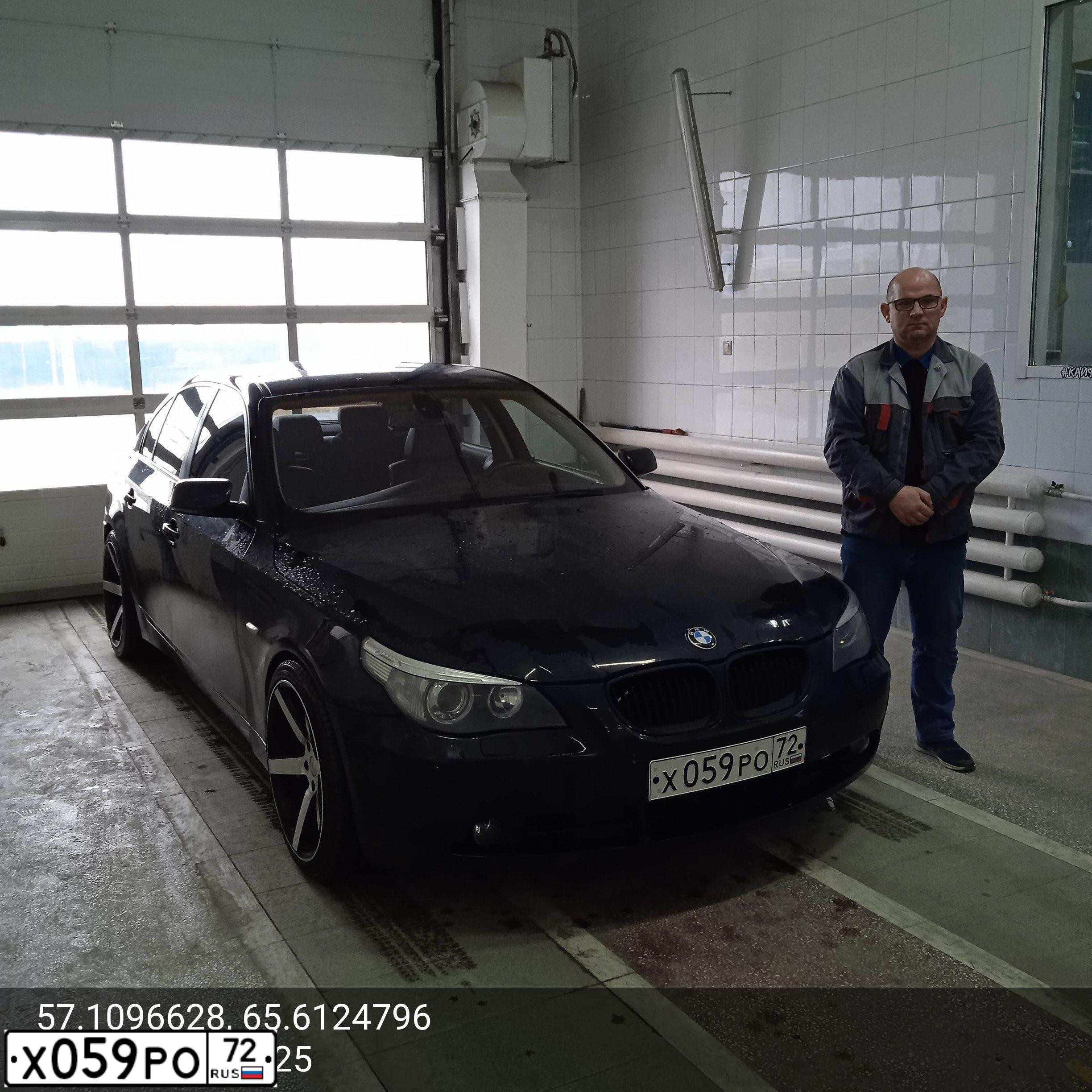 Фото автомобиля BMW 525IA, 2006 — госномер А309АМ172. Цвет: ЧЕРНЫЙ