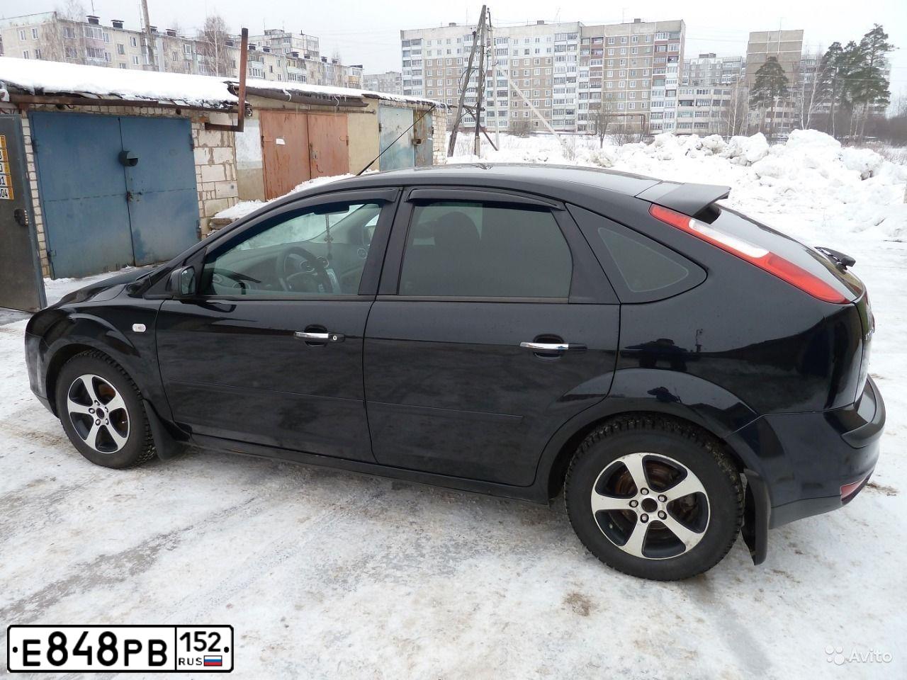 Фото автомобиля FORD FOCUS, 2007 — госномер В050ОР76. Цвет: ЧЕРНЫЙ