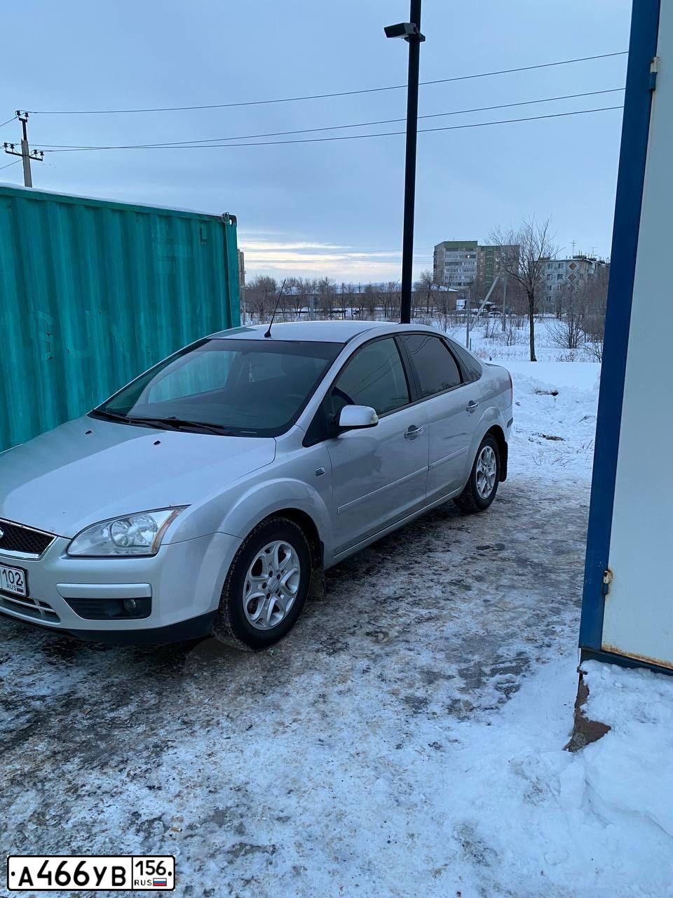 Фото автомобиля FORD FOCUS, 2007 — госномер С583ТВ716. Цвет: СЕРЕБРИСТЫЙ