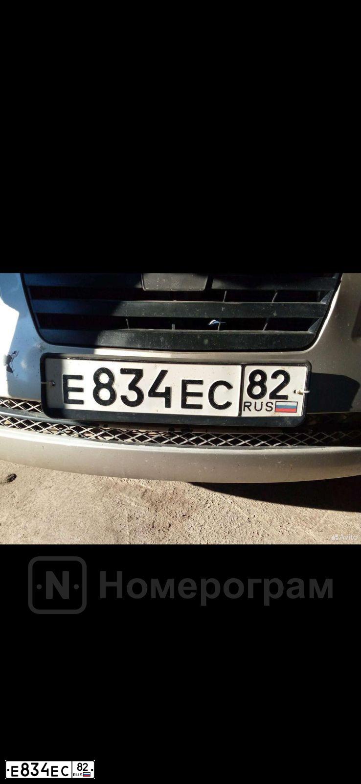 Фото автомобиля CHERY FORA /A21/, 2006 — госномер Е834ЕС82. Цвет: СЕРЫЙ
