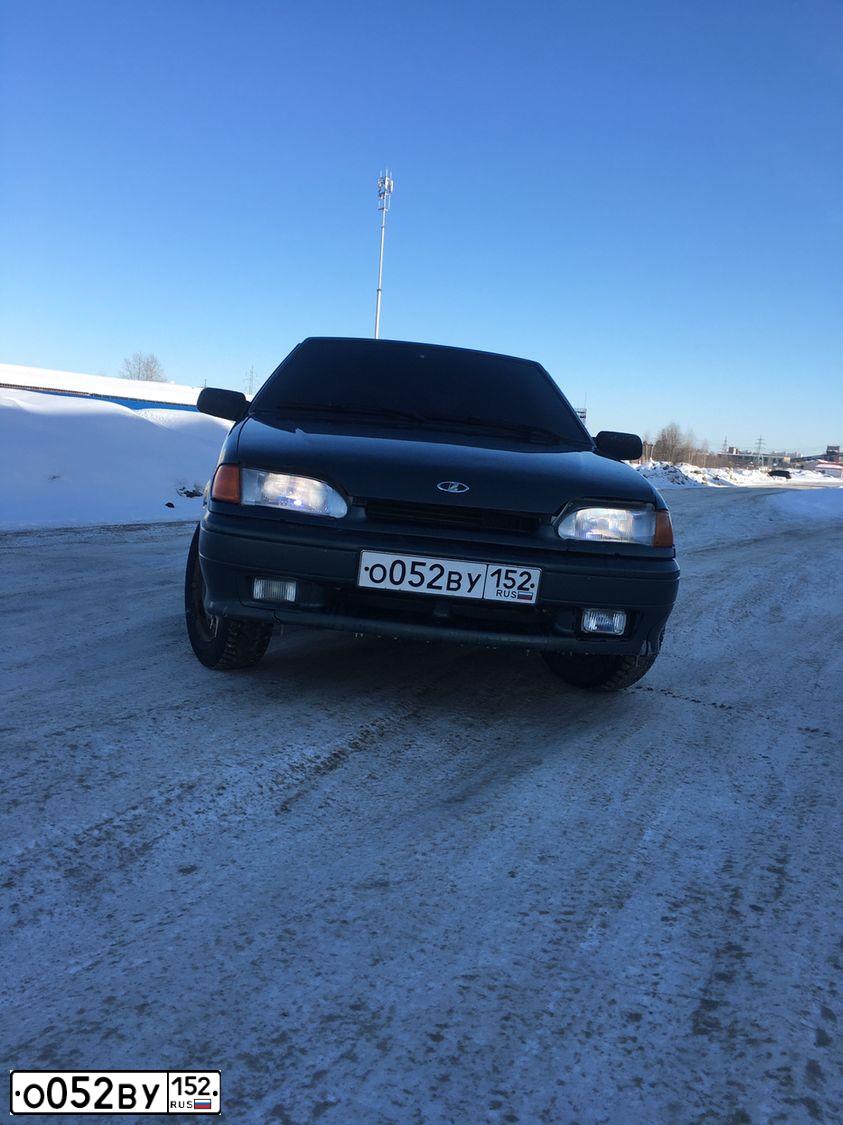 Фото автомобиля LADA 2114 SAMARA, 2007 — госномер О052ВУ152. Цвет: СЕРО-ЗЕЛЕНЫЙ