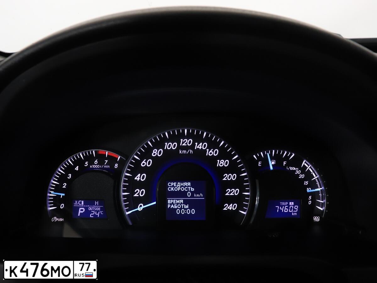 Фото автомобиля TOYOTA CAMRY, 2012 — госномер Е727ТТ08. Цвет: ЧЕРНЫЙ