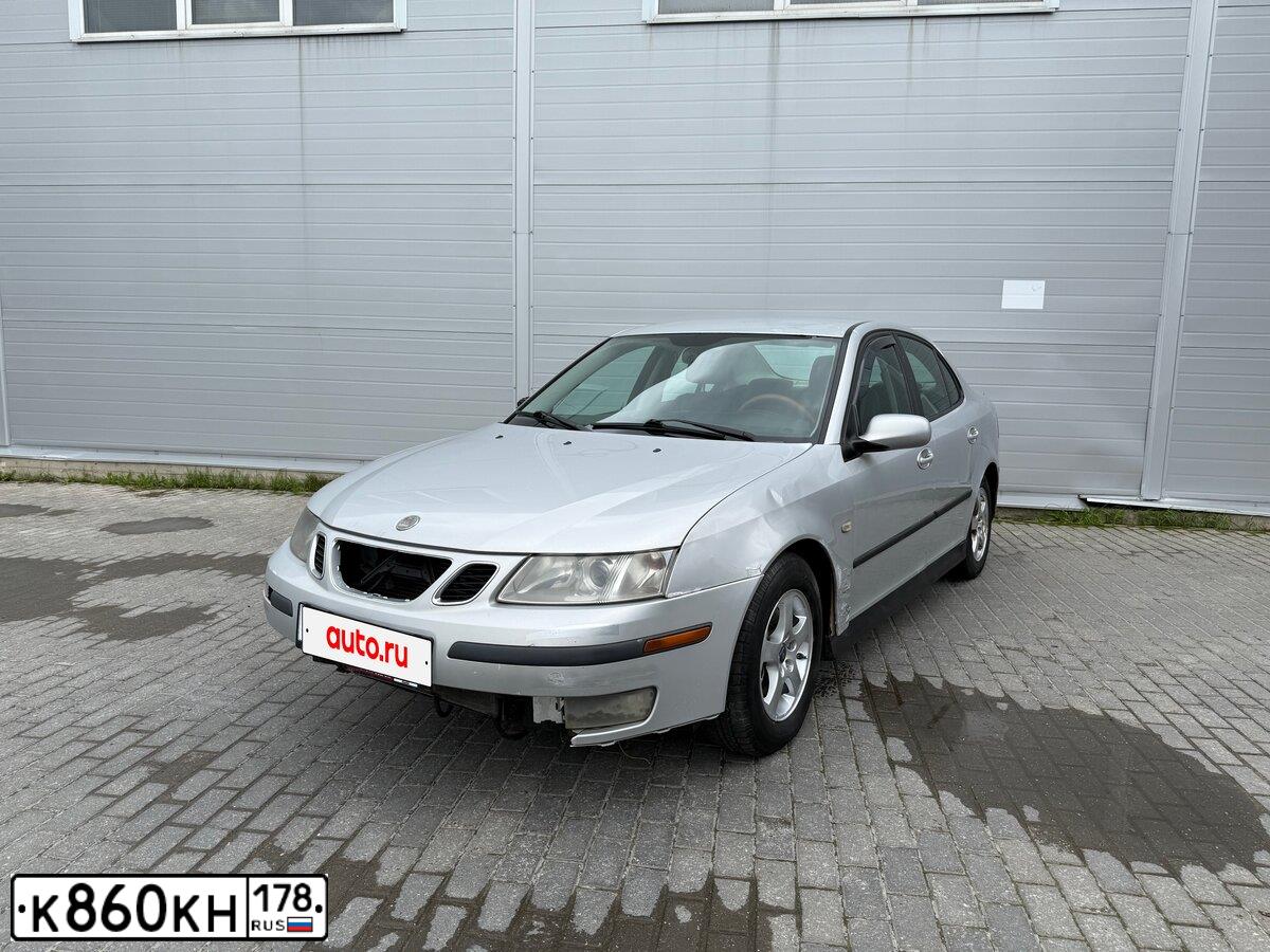 Фото автомобиля SAAB 9-3, 2003 — госномер Е370СТ69. Цвет: Серебристый