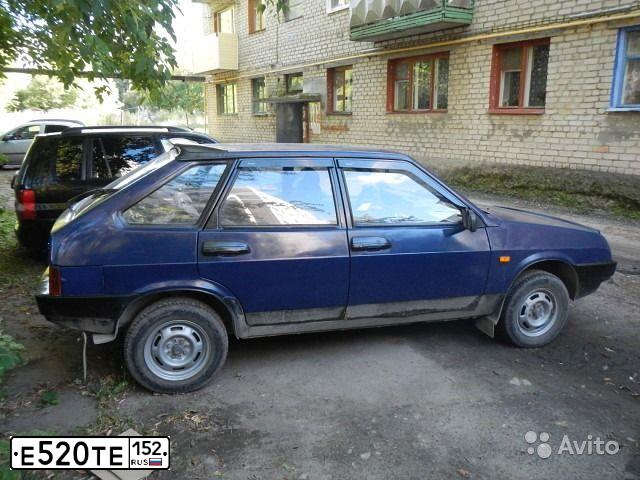 Фото автомобиля LADA 2109 SAMARA, 1999 — госномер М656СТ33. Цвет: синий