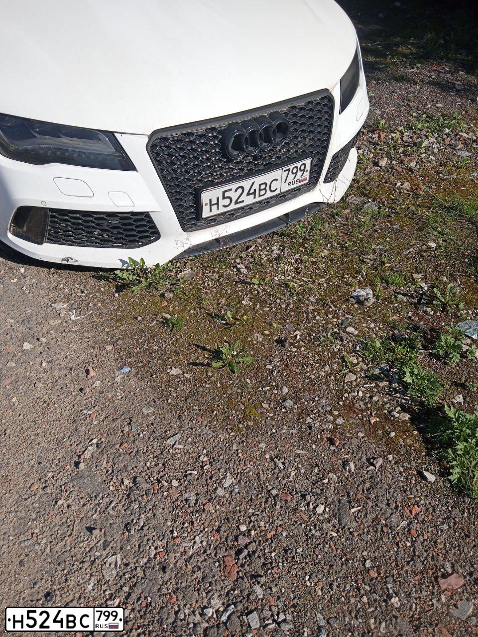 Фото автомобиля AUDI A7, 2010 — госномер Н524ВС799. Цвет: Белый